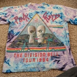 Original Vintage Pink Floyd Division Bell Tour 1994 Adult Large